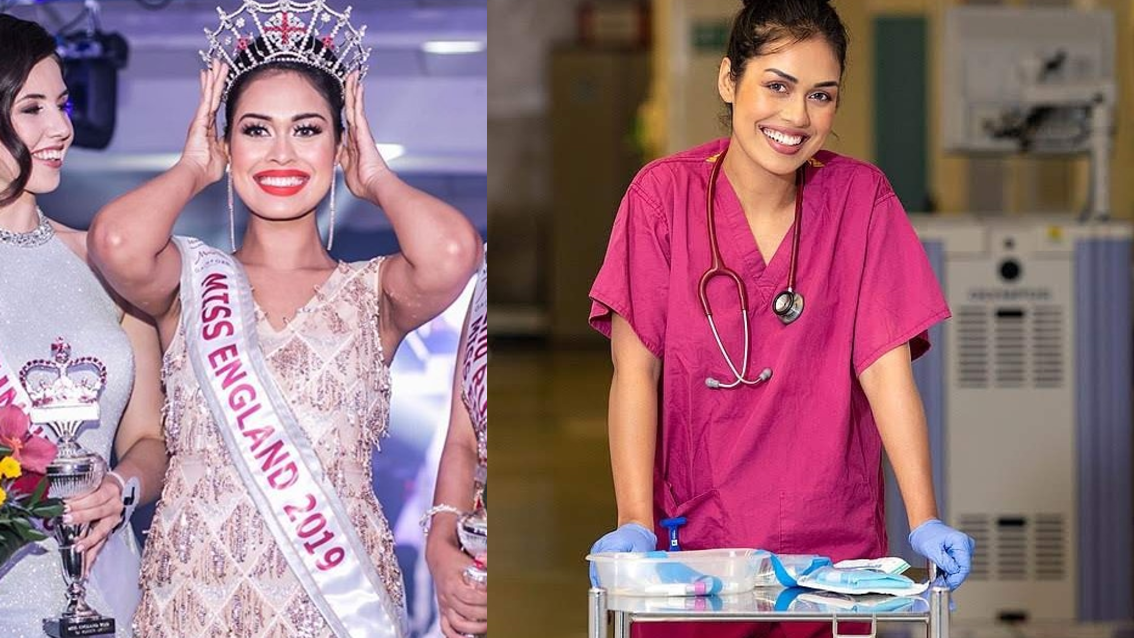 Miss Anglia 2019 revine la meseria de medic în contextul pandemiei
