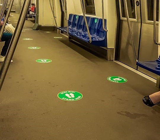 Cum arată garniturile de metrou. În ce fel trebuie să circuli pentru a respecta normele