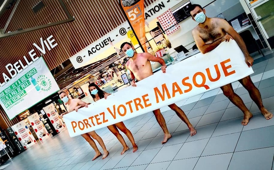 Franța: Masca devine obligtorie în spații închise. Bucuria proprietarului unui centru comercial