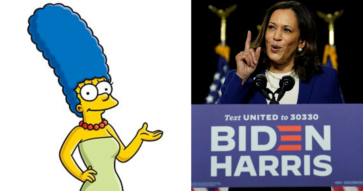 Kamala Harris e comparată cu Marge Simpson de către consiliera lui Trump, iar personajul din film îi răspunde