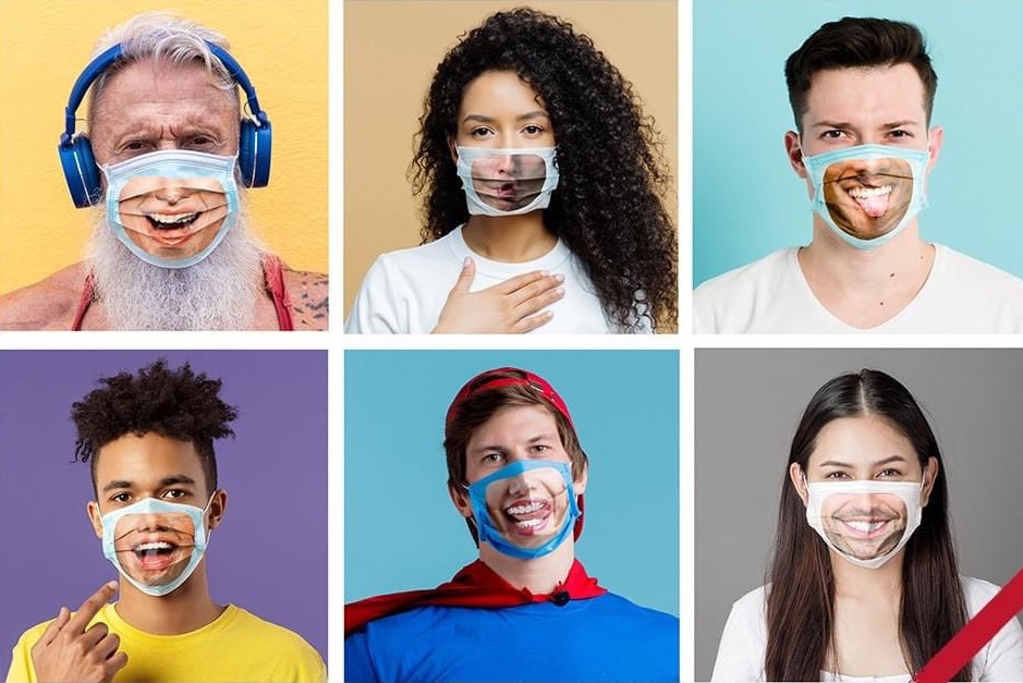 Prietenii te vor recunoaște mai ușor cu Masked, masca imprimată cu propriul tău zâmbet