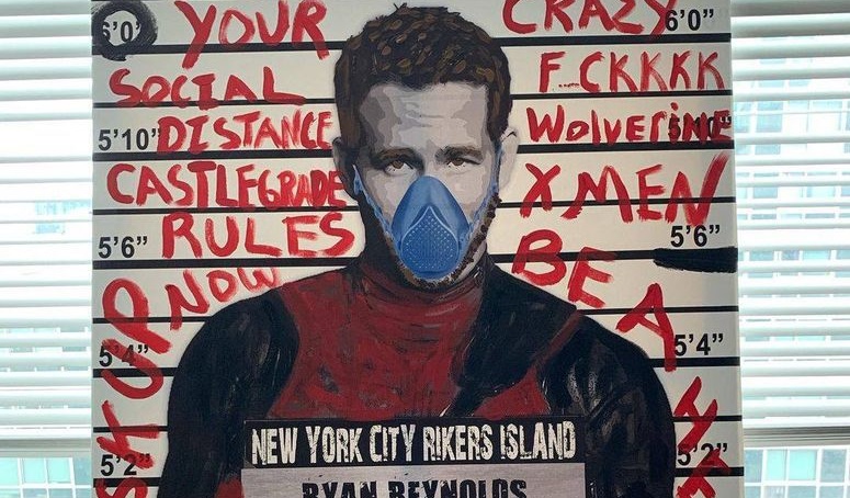 Deadpool îi încurajează pe new-yorkezi să poarte mască