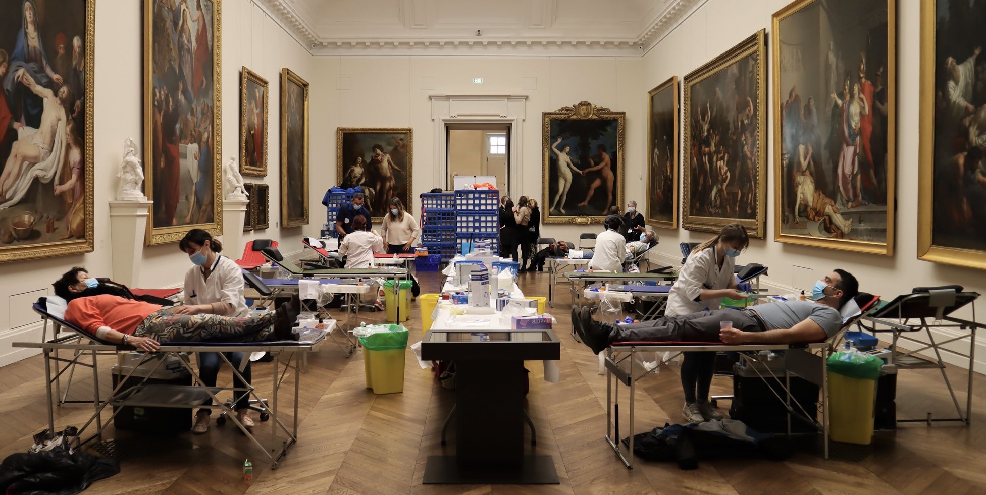 Muzeu redeschis în Franța. Au acces doar donatorii de sânge
