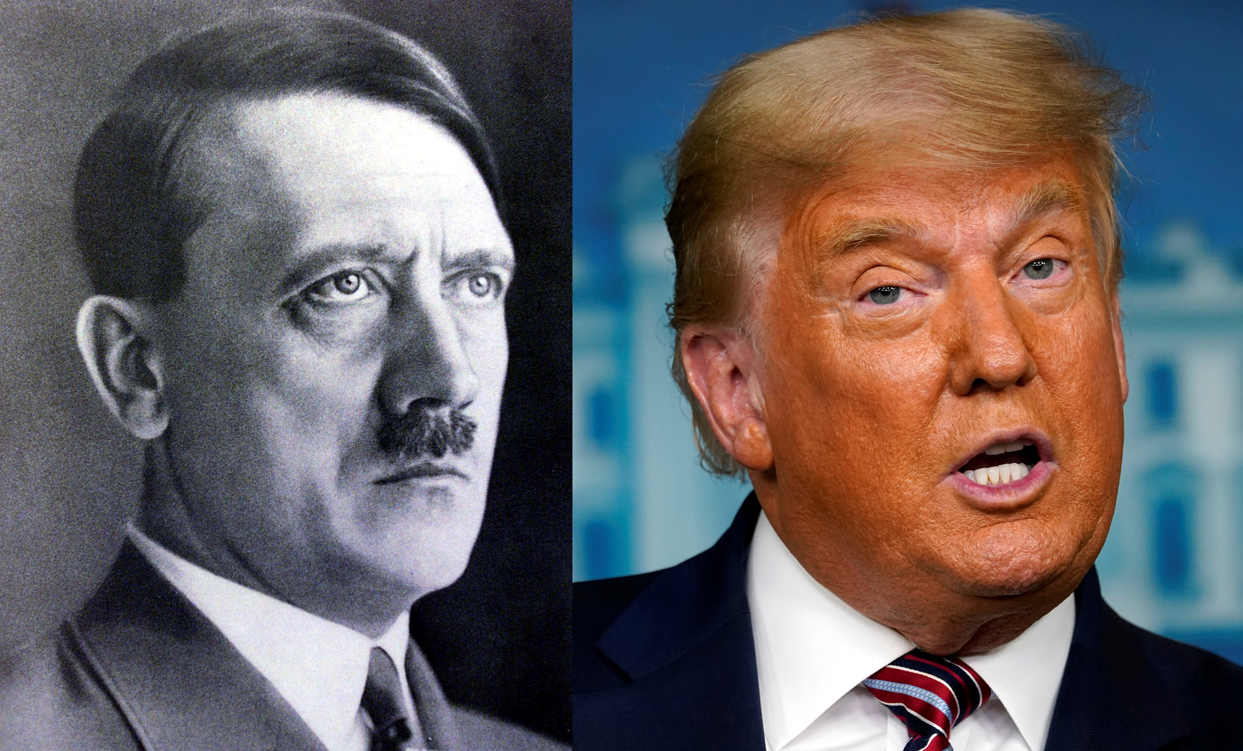Donald Trump le cere susținătorilor să ignore cărțile în care este prezentat ca fan al lui Hitler. „Pură ficțiune”