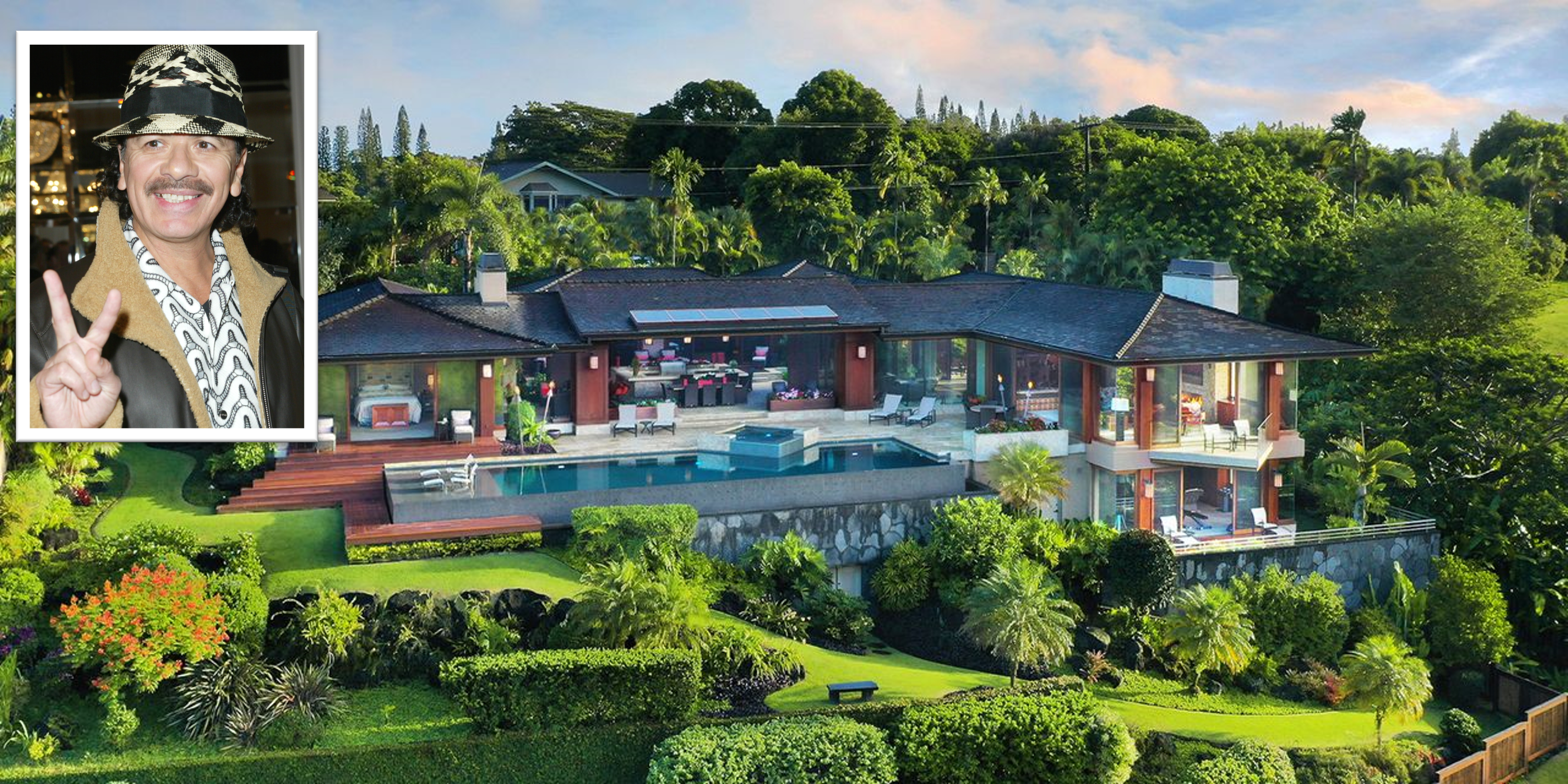 Carlos Santana cumpără cu 20,5 milioane de dolari o casă de vacanță în Hawaii