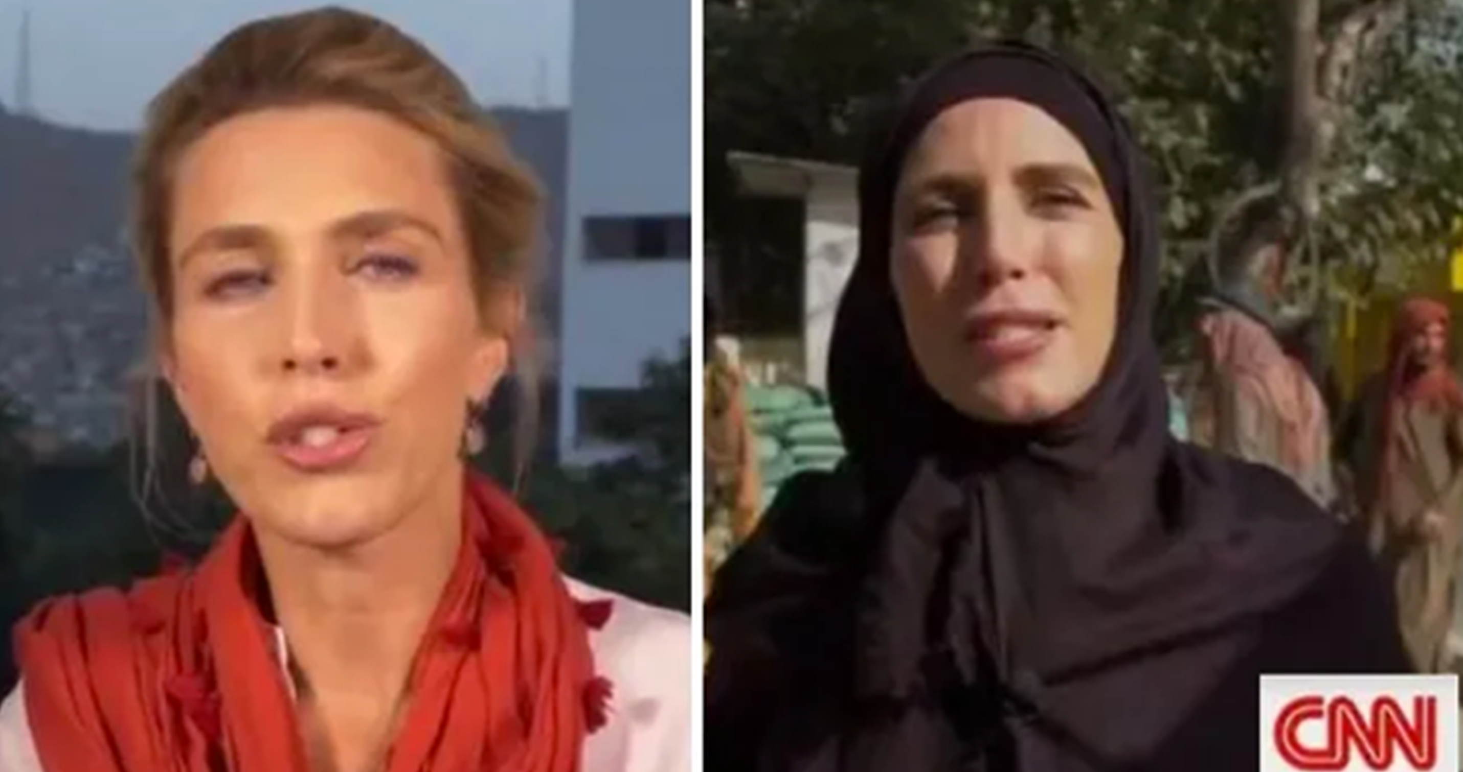 În 24 de ore, corespondenta CNN la Kabul își schimbă radical ținuta. „Nu e o diferență atât de clară”