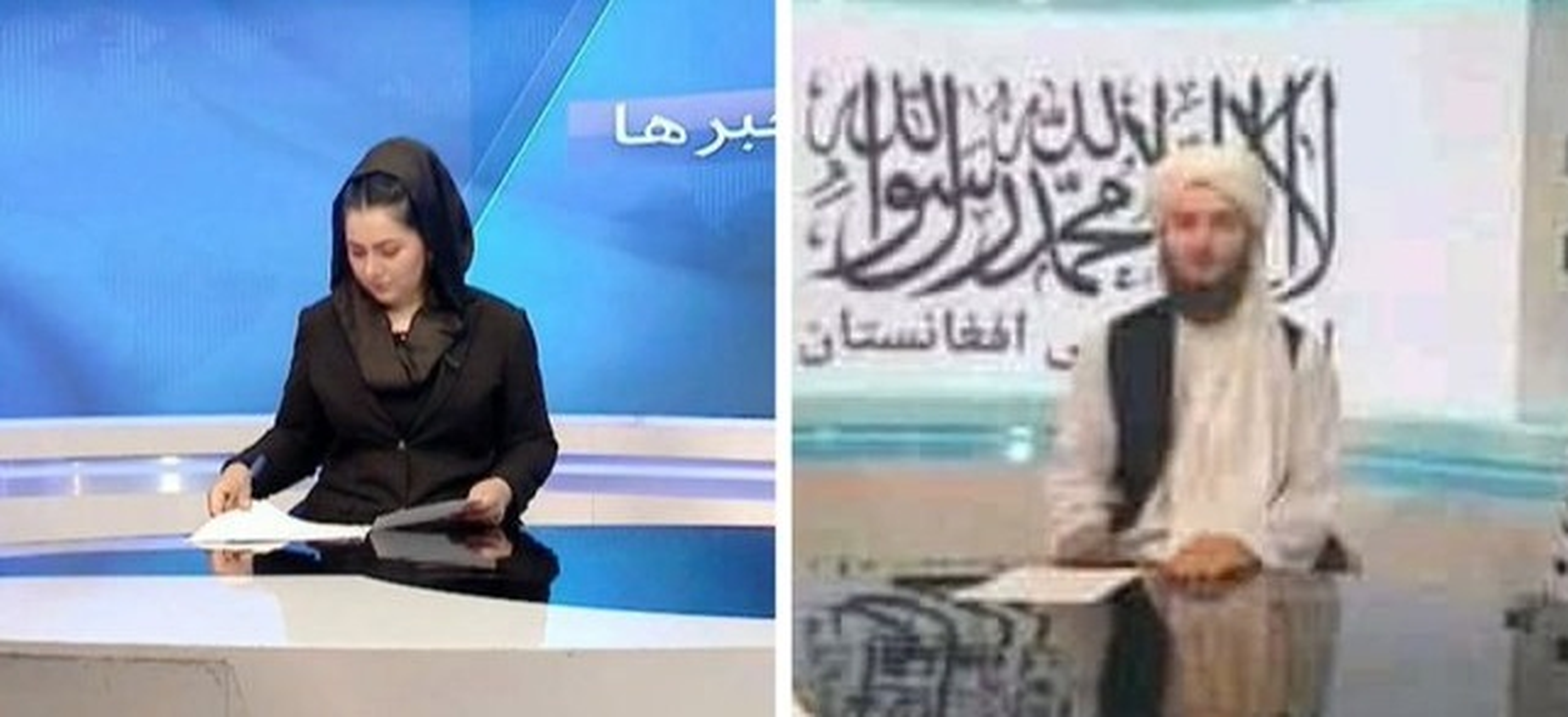 O prezentatoare a televiziunii naționale din Afganistan a fost înlocuită cu un taliban