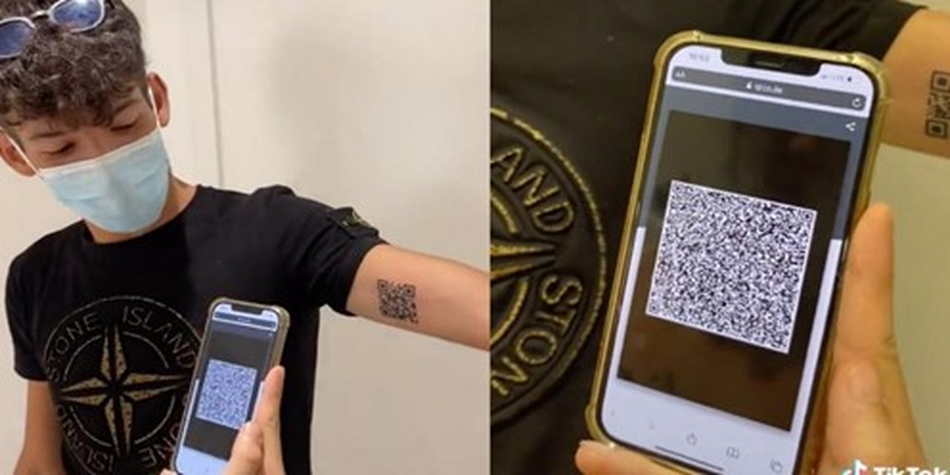Un italian și-a tatuat pe braț codul QR al pașaportului de vaccinare