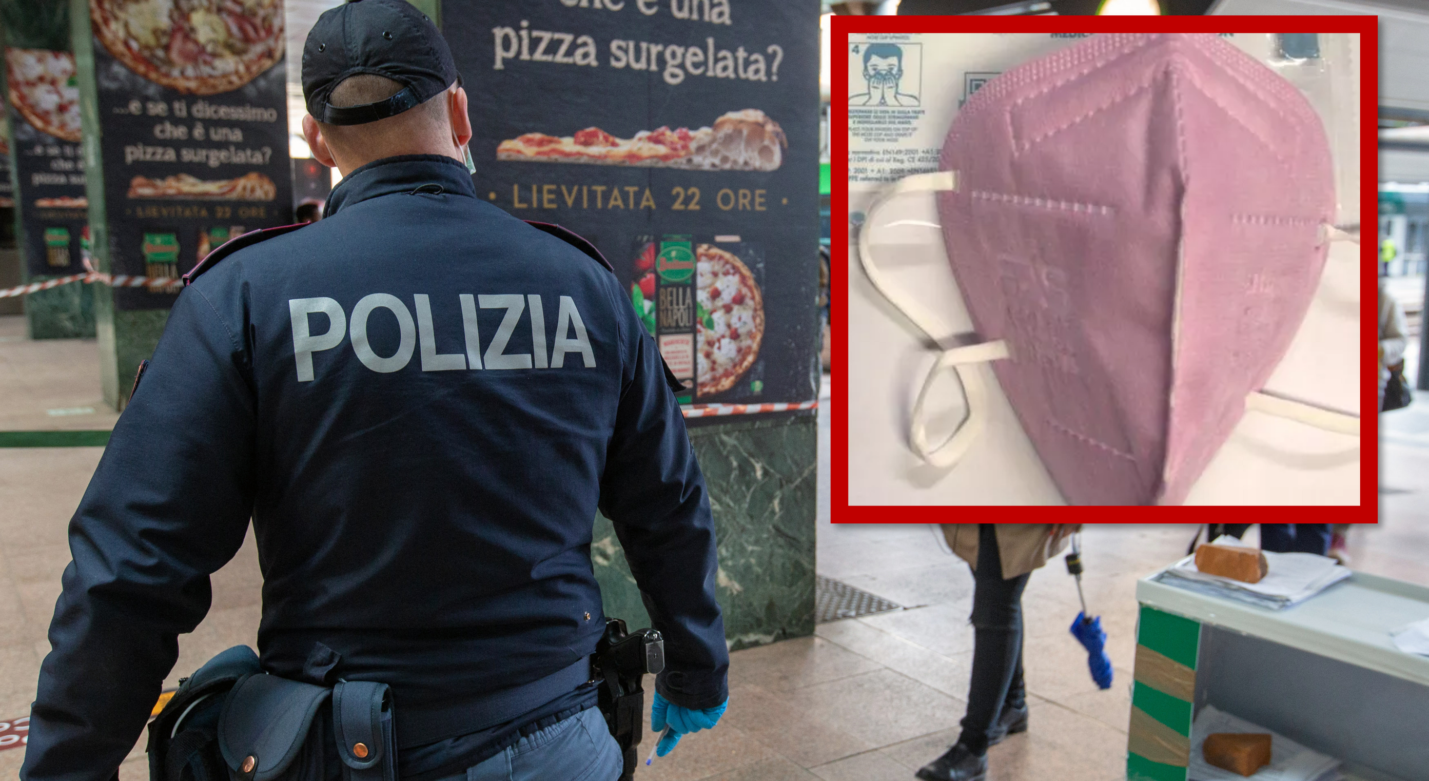 Polițiștii italieni sunt negri de supărare pentru că au primit măști de protecție roz. „Ne strică reputația”